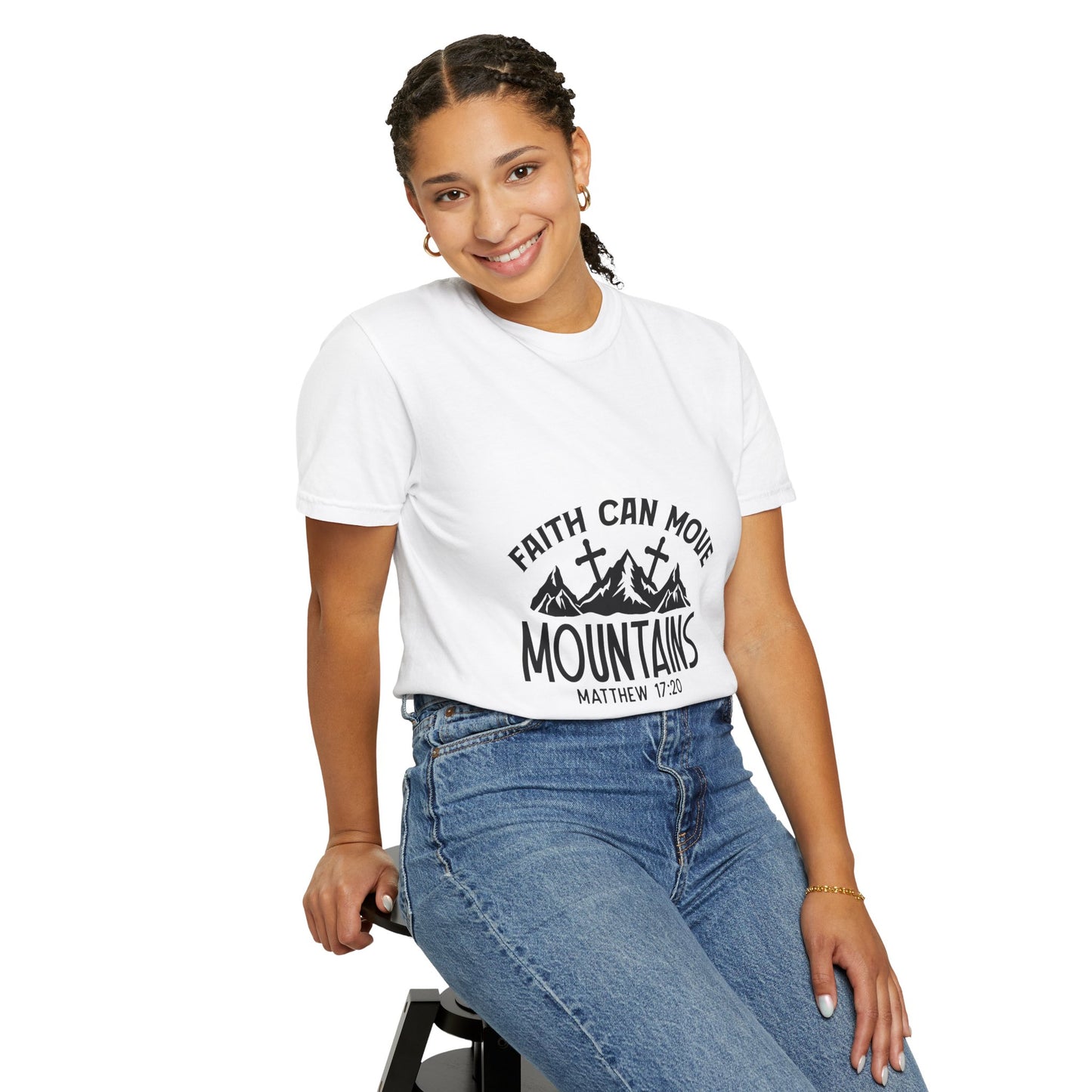 Faith Can Move Mountains Unisex T-Shirt - Inspirational Christian Tee