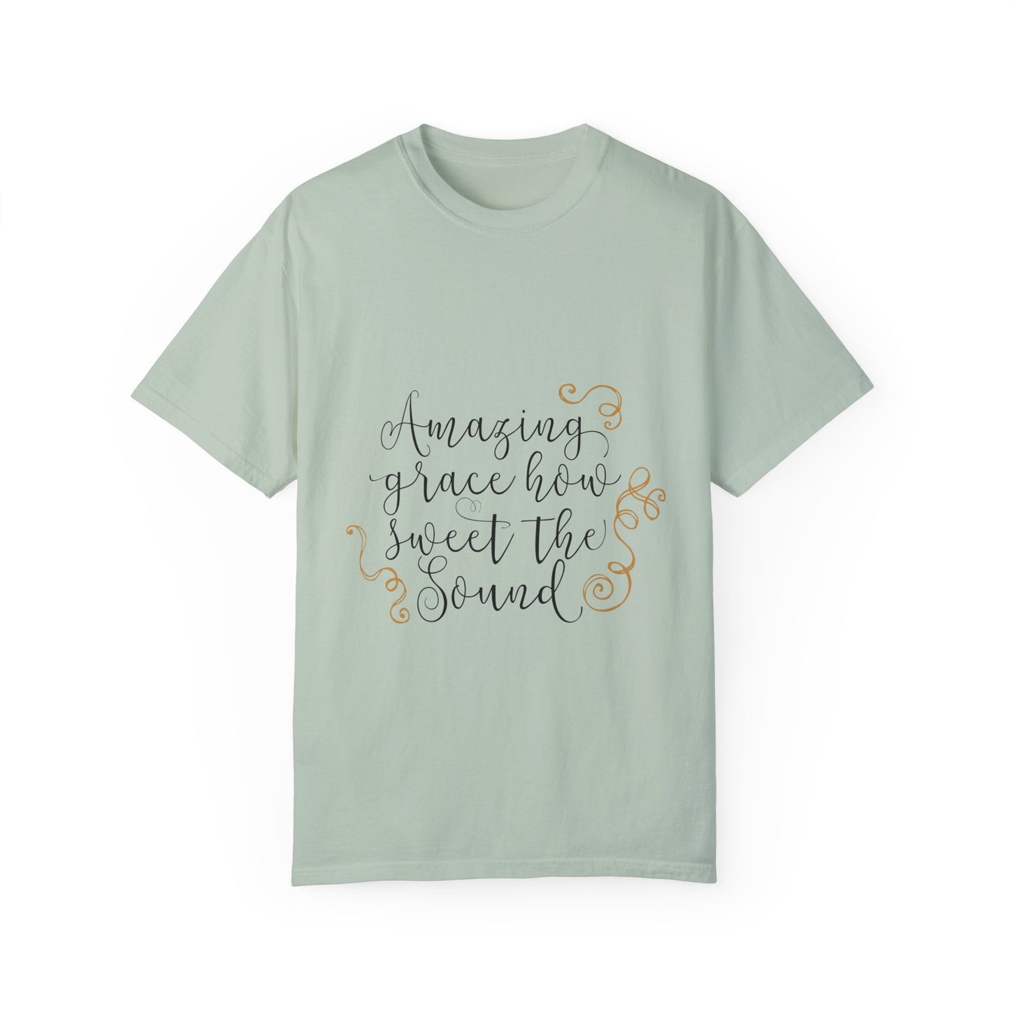 Amazing Grace Unisex Garment-Dyed T-Shirt | Inspirational Faith Tee