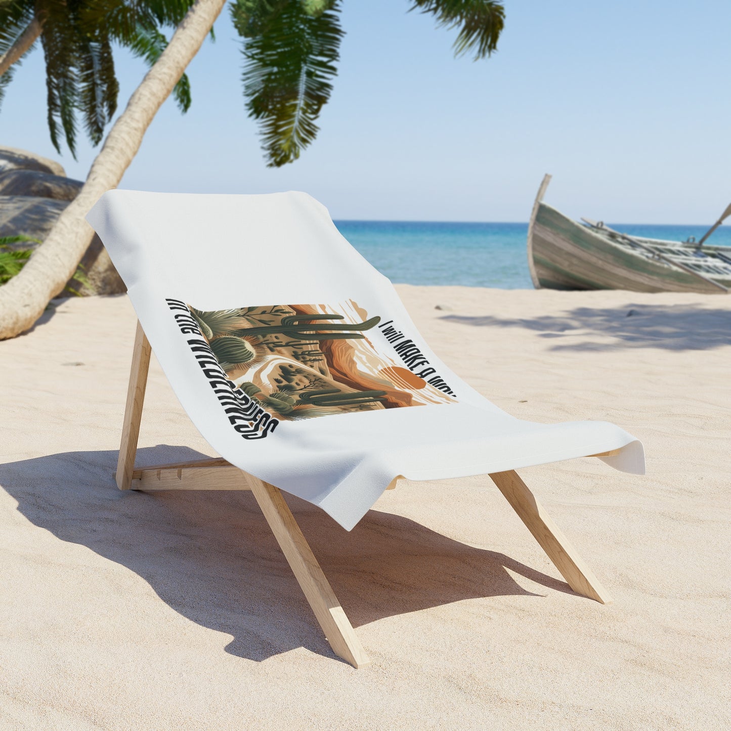 Desert Landscape Beach Towel - Inspirational Wilderness Design
