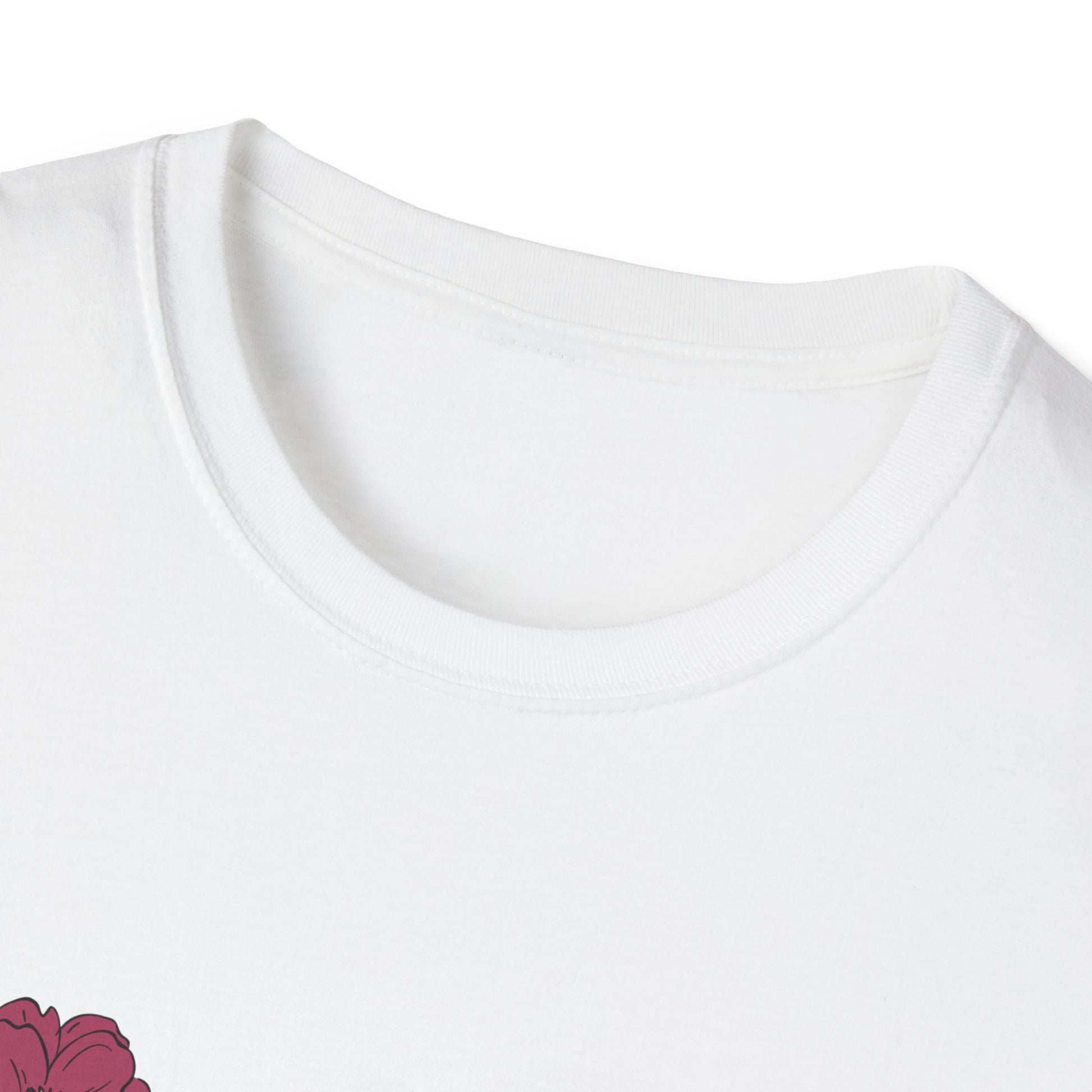 Grow in Grace Unisex Softstyle T-Shirt - Inspirational Floral Design - Christian Shirts and More