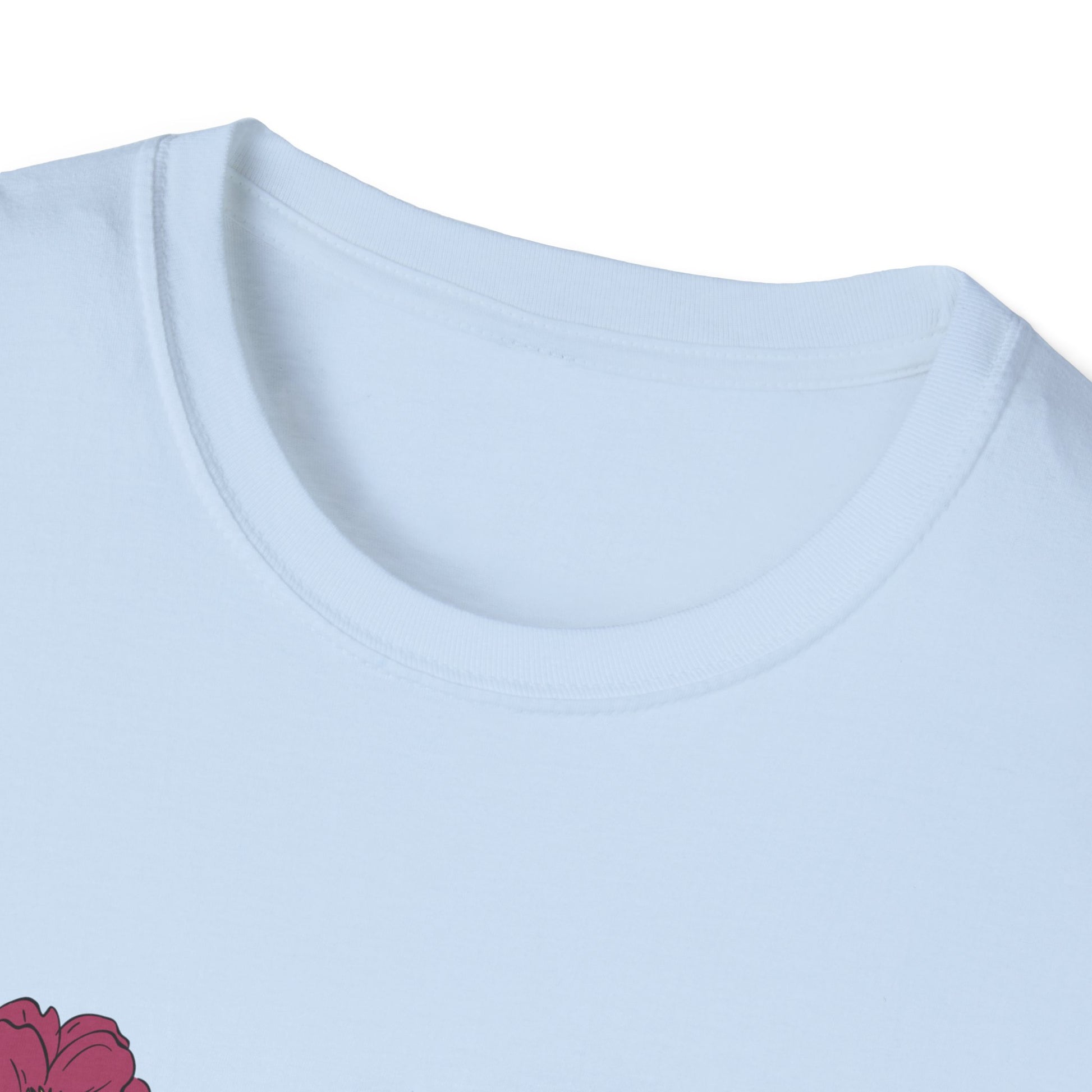 Grow in Grace Unisex Softstyle T-Shirt - Inspirational Floral Design - Christian Shirts and More