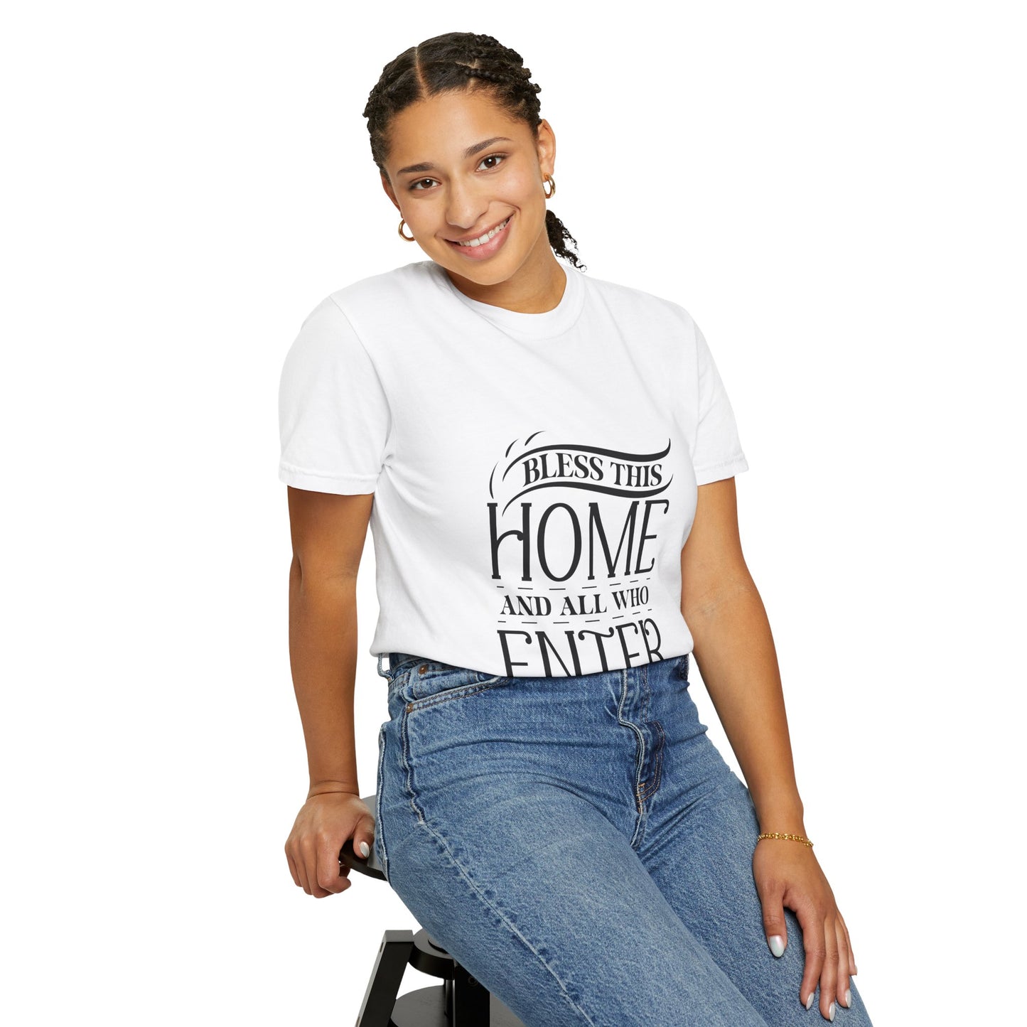 Bless This Home Unisex Garment-Dyed T-Shirt