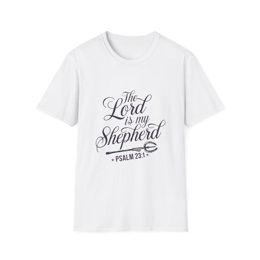 The Lord is My Shepherd Unisex Softstyle T-Shirt - Faith-Based Christian Apparel - Christian Shirts and More