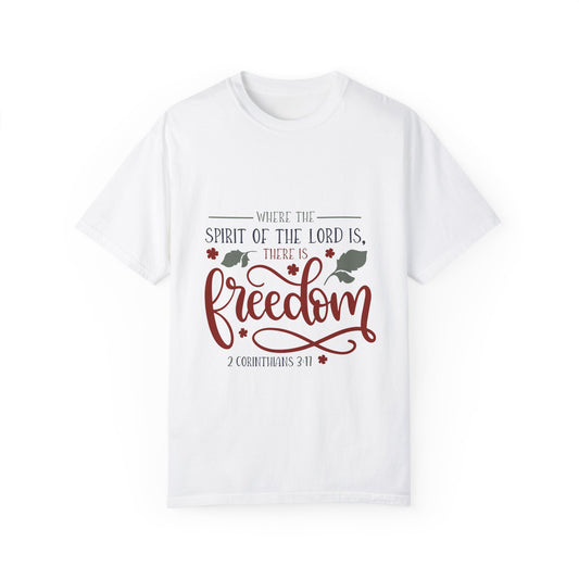 Inspirational Freedom Graphic T-shirt - Unisex, Spiritual Quote Tee - Christian Shirts and More
