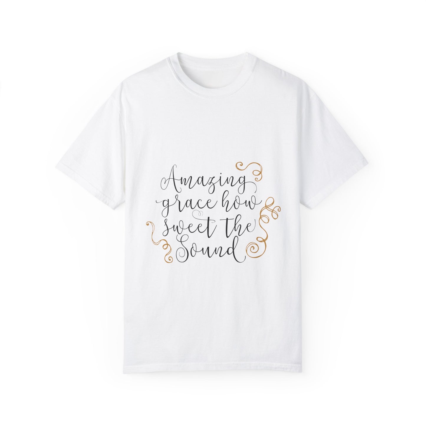 Amazing Grace Unisex Garment-Dyed T-Shirt | Inspirational Faith Tee