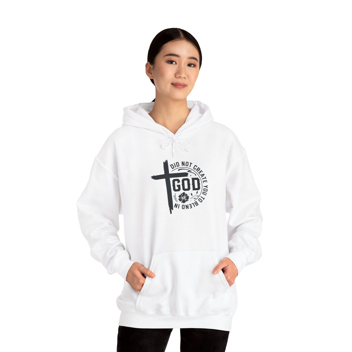 Courageous Faith Unisex Hoodie with Inspirational Design - Christian Shirts and More